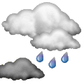 Forecast: Occasional rain, worsening